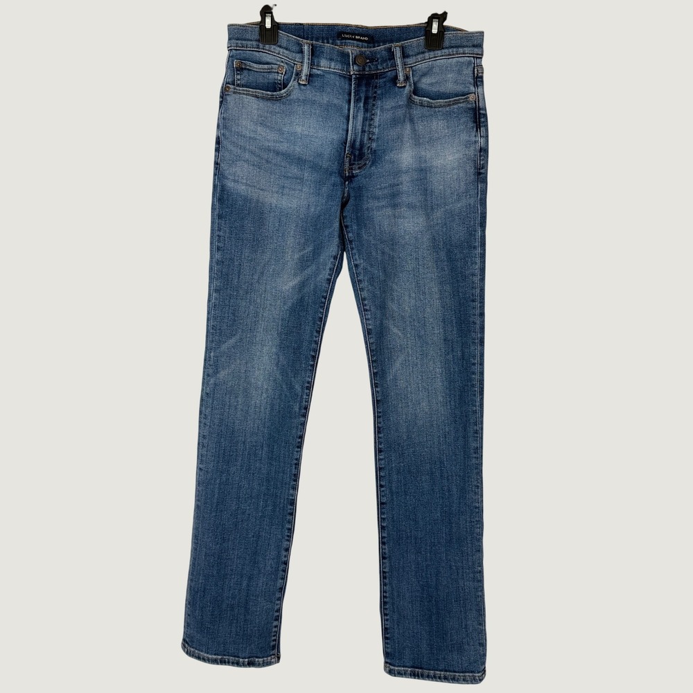 Lucky Brand 363 Vintage Straight Jeans Mens 30x34 Blue Medium Wash‎ Denim